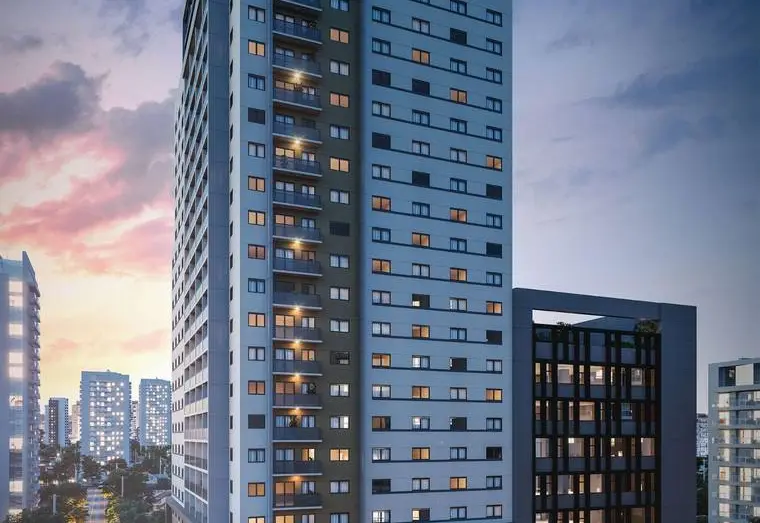 Fachada do empreendimento Benx, na Vila Olímpia